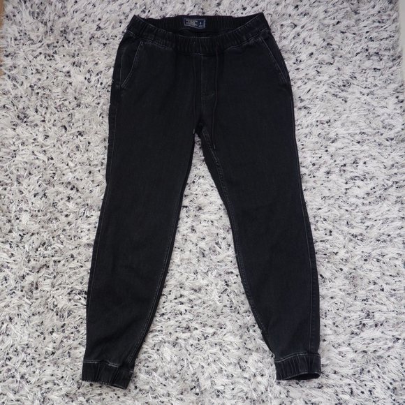 Mens Abercombie and Fitch Denim Joggers - Picture 2 of 5
